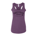 Equestrian Lifestyle Racerback Tank Top – Heather Aubergine Phrase