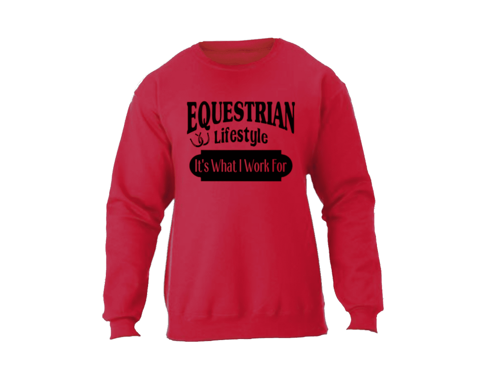 Equestrian Lifestyle Crewneck Sweatshirt – What I Work For