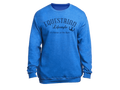 Sweat-shirt ras du cou Équestre Lifestyle – Bleu roi chiné Phrase