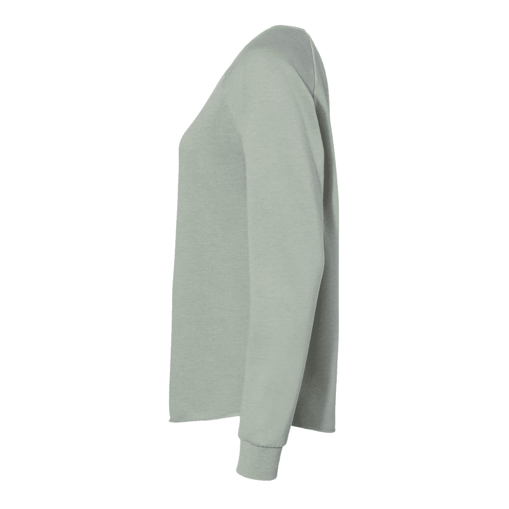 Sweat-shirt ras du cou pour femme style équestre – Phrase fer à cheval Vague de Californie Menthe